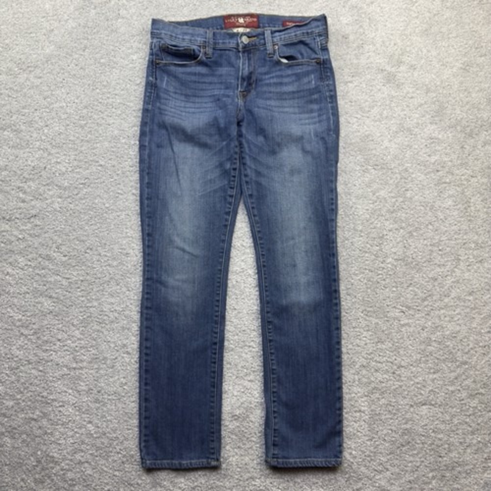 Lucky Brand Sofia Straight Ankle Jeans Women's 4/27 Blue Medium Wash Denim